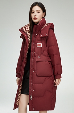 Campera Inflable Mujer con capucha XL - 2XL