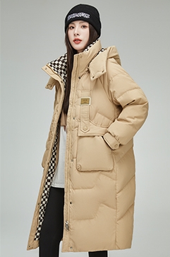 Campera Inflable Mujer con capucha XL - 2XL
