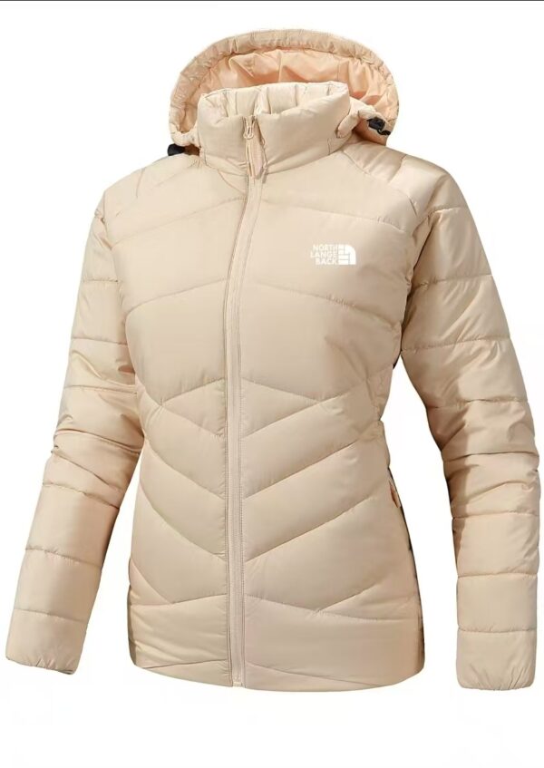 Campera Inflable Mujer con capucha L - 4XL