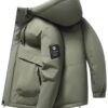 Campera Inflable Hombre con capucha L - 3XL
