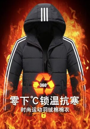 Campera Inflable Hombre con capucha XL - 4XL