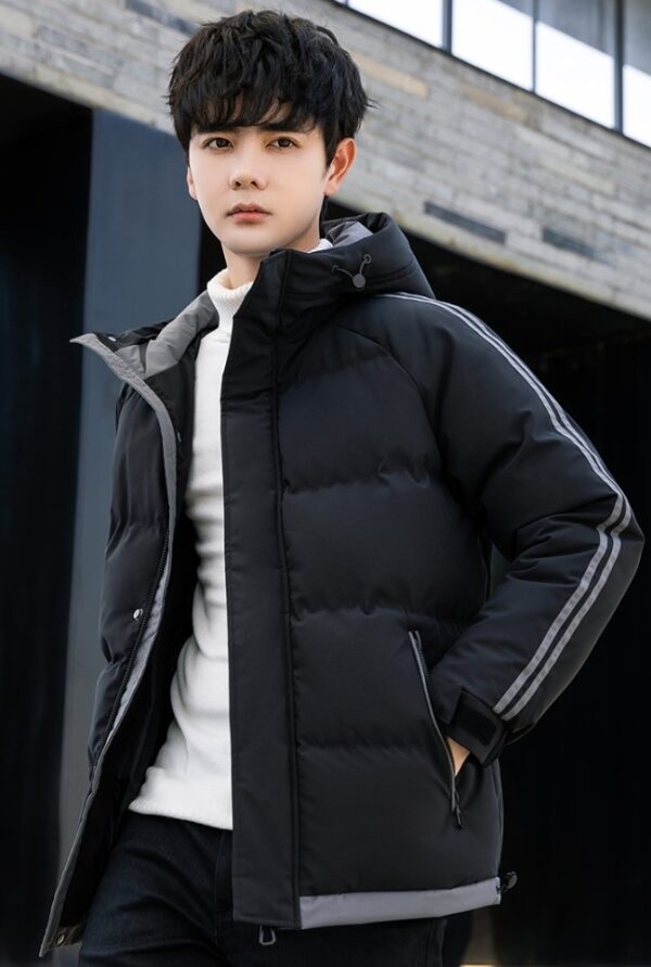 Campera Inflable Hombre con Capucha XL - 5XL