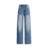 Jean Mujer Bota Ancha Rasgado Talle 39 - 45