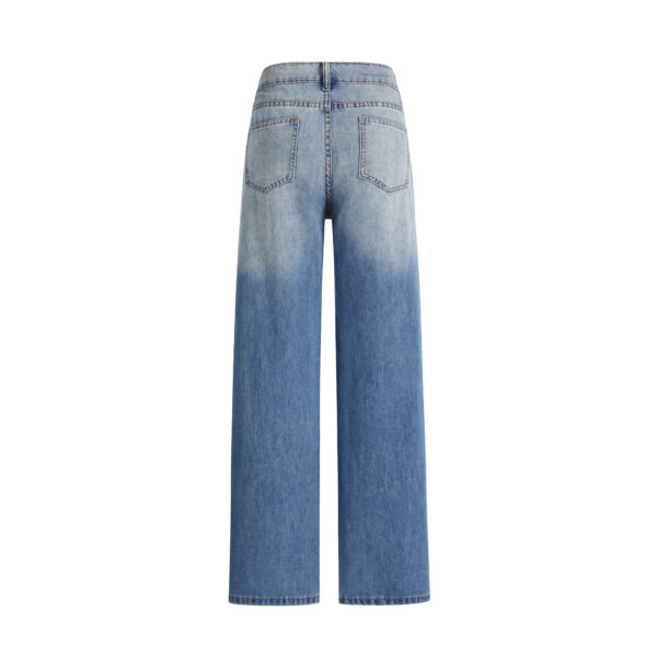 Jean Mujer Bota Ancha Rasgado Talle 39 - 45