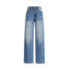 Jean Mujer Bota Ancha Rasgado Talle 39 - 45