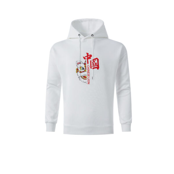Buzo Estampado Hombre con Capucha Talle L - 3XL